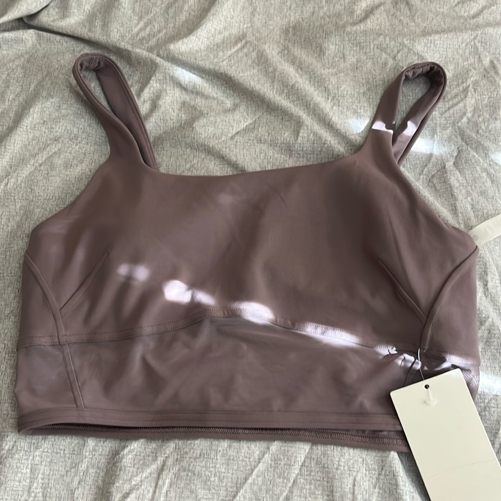 NWT Lululemon Wunder Train Mesh Panel Tank Top in Violet Verbena